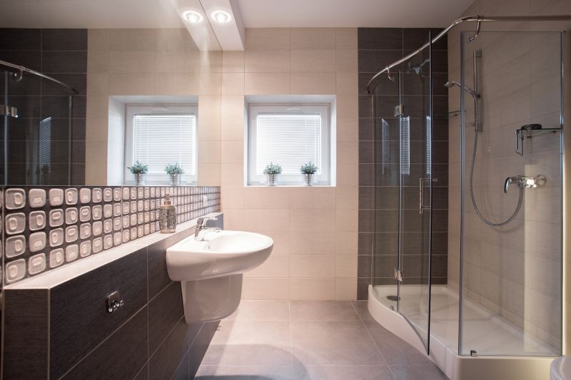 Elegant Shower with Glass Doors